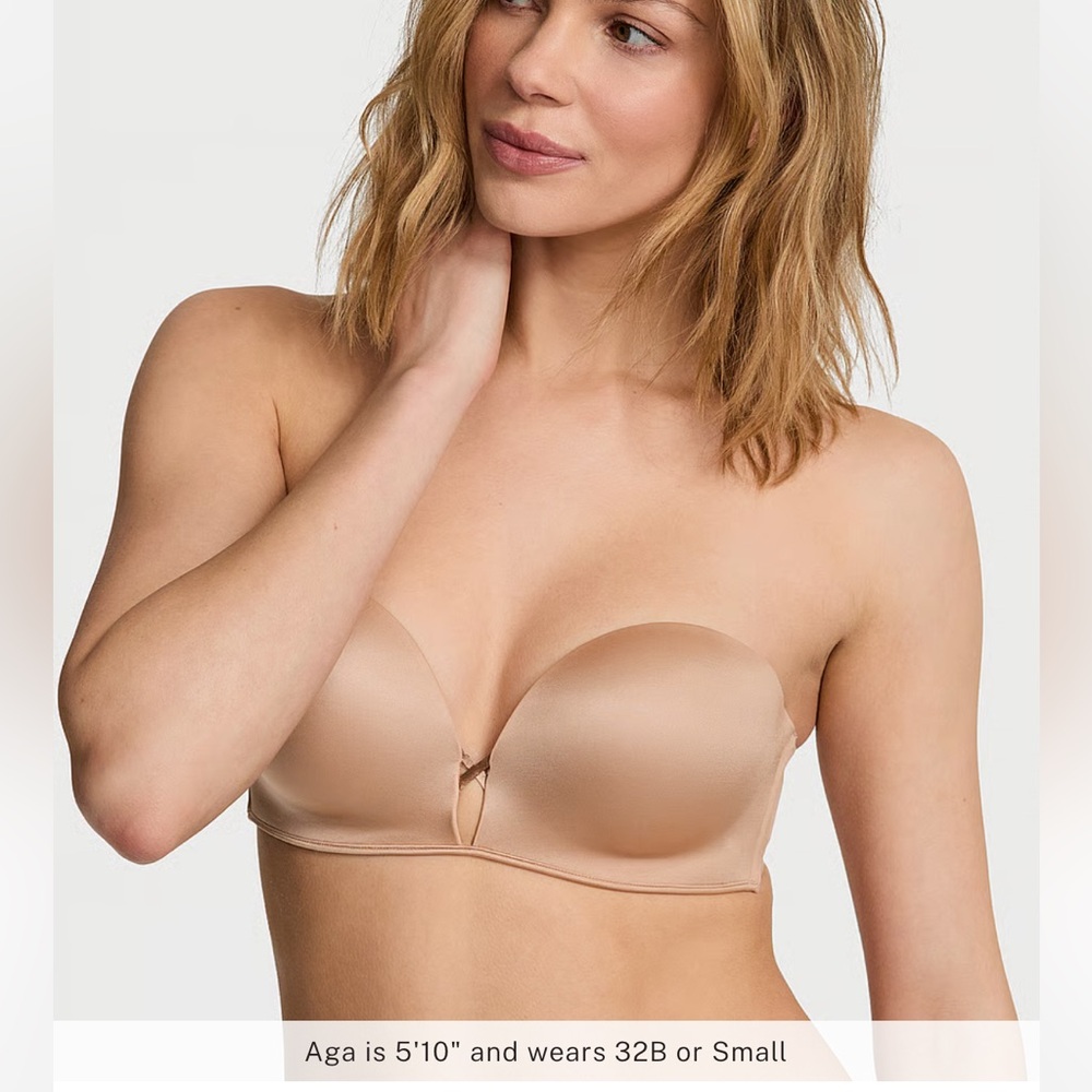 Very Sexy Bombshell Add-2-Cups Push-Up Strapless Bra 32B Praline